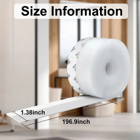 16.4Ft Door Weather Stripping🏅Adhesive Draft Stopper Seal Strip for Doors, Windows & Shower Doors