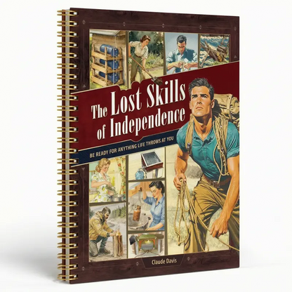 📖The Lost Skills of Independence Book | 200 Life-Saving Skills for Home Projects, Survival, Emergencies, Food Preservation, Herbal Remedies, Mindset, and More
