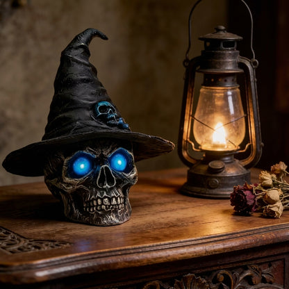 🎃 Glowing Witch Skull Decor  ⭐⭐⭐⭐⭐ 4.9/5