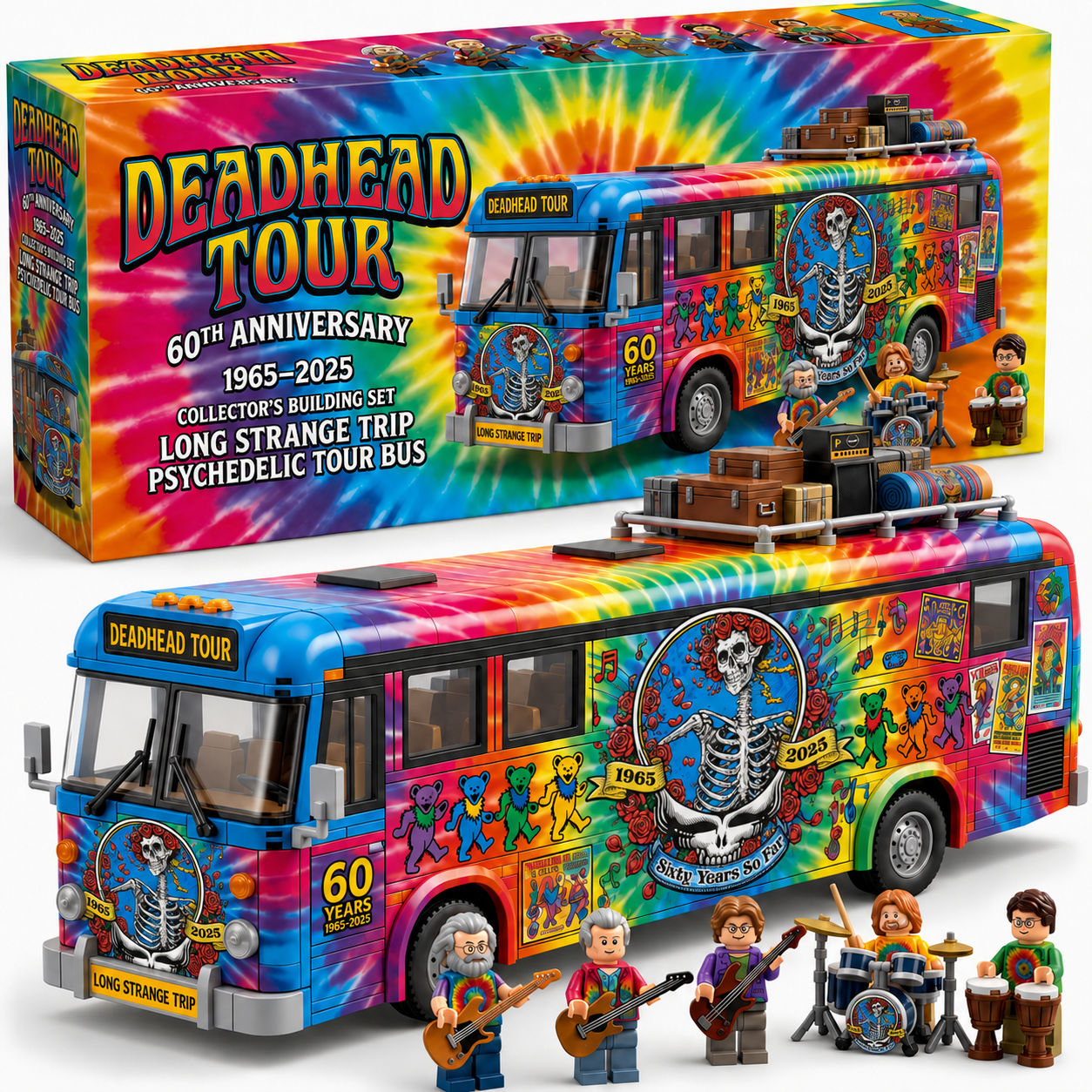 Grateful Dead 60th Anniversary Collector Building Set