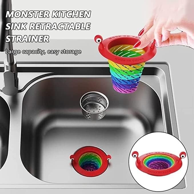 🔥😍Rainbow Expandable Sink Strainer Basket