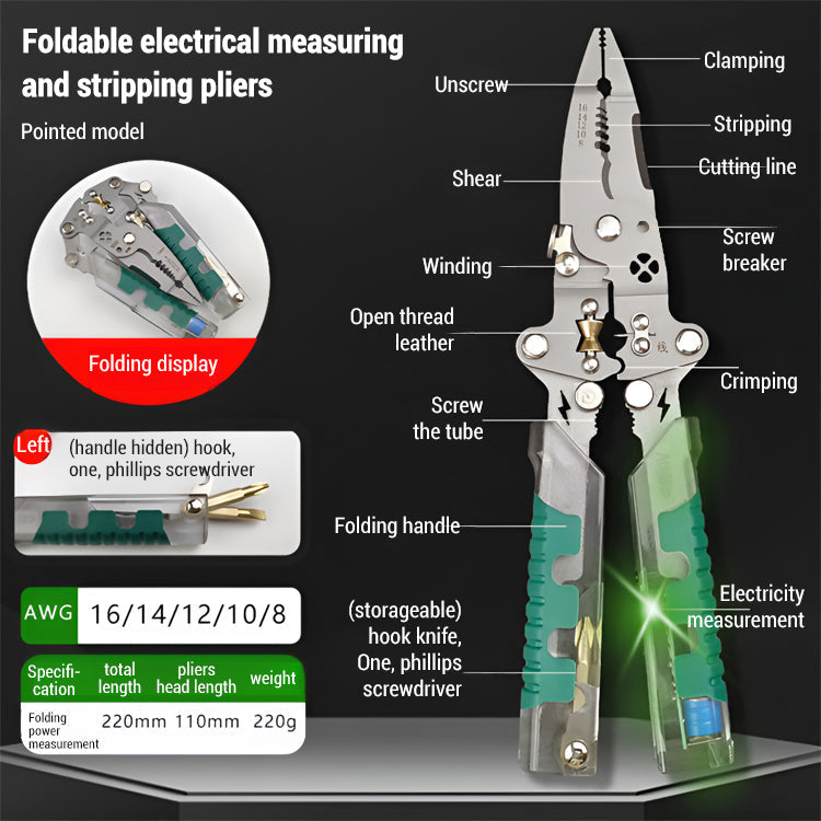 🛠️8-in-1 Multi-Tool | Heavy Duty Stripper | CNC Precision | Pocket Workstation⚡