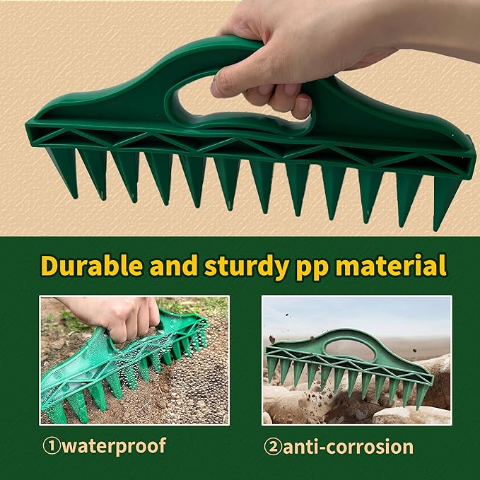 50% OFF🌱Garden Seed Spacer & Dibbler – 12-Hole Precision Planting Tool