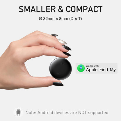 2-Pack AnyTrack Pro Works with Apple Find My (iOS Only) for Worldwide Tracking
