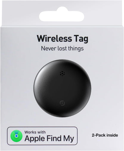 2-Pack AnyTrack Pro Works with Apple Find My (iOS Only) for Worldwide Tracking