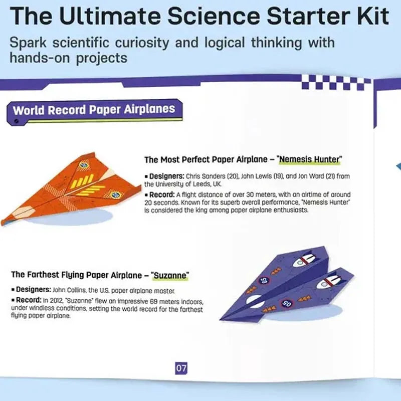 ⏰Creative DIY Paper Airplane Set For Kids