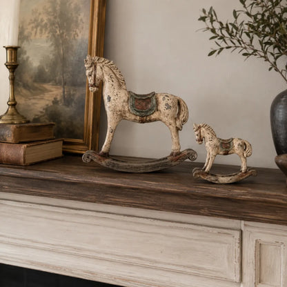 🎠Vintage Heirloom Rocking Horse Decor Set of 2