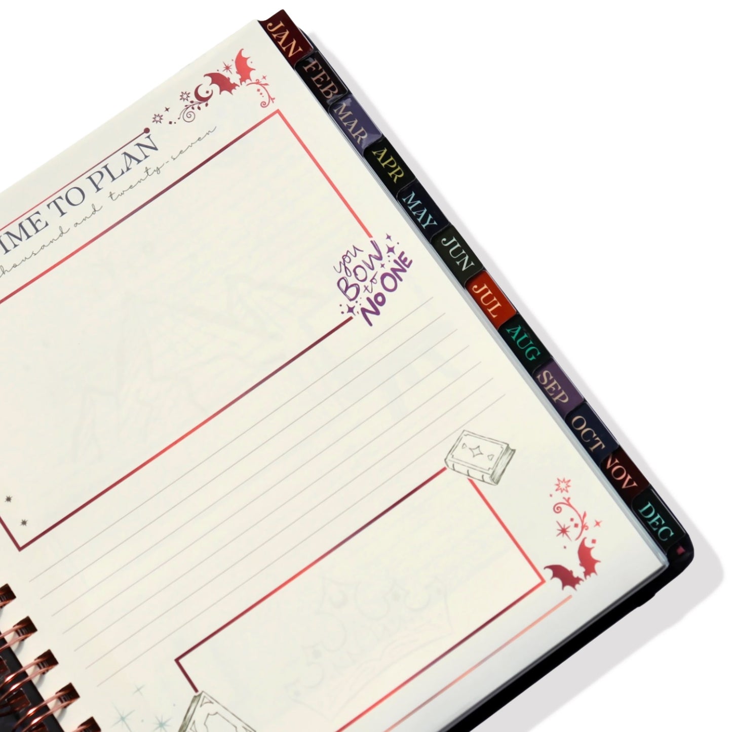 Officially Licensed ACOTAR Velaris 2027 Weekly Planner | Sarah J. Maas Night Court Hardcover Personal Organizer with Iridescent Foil & Stickers
