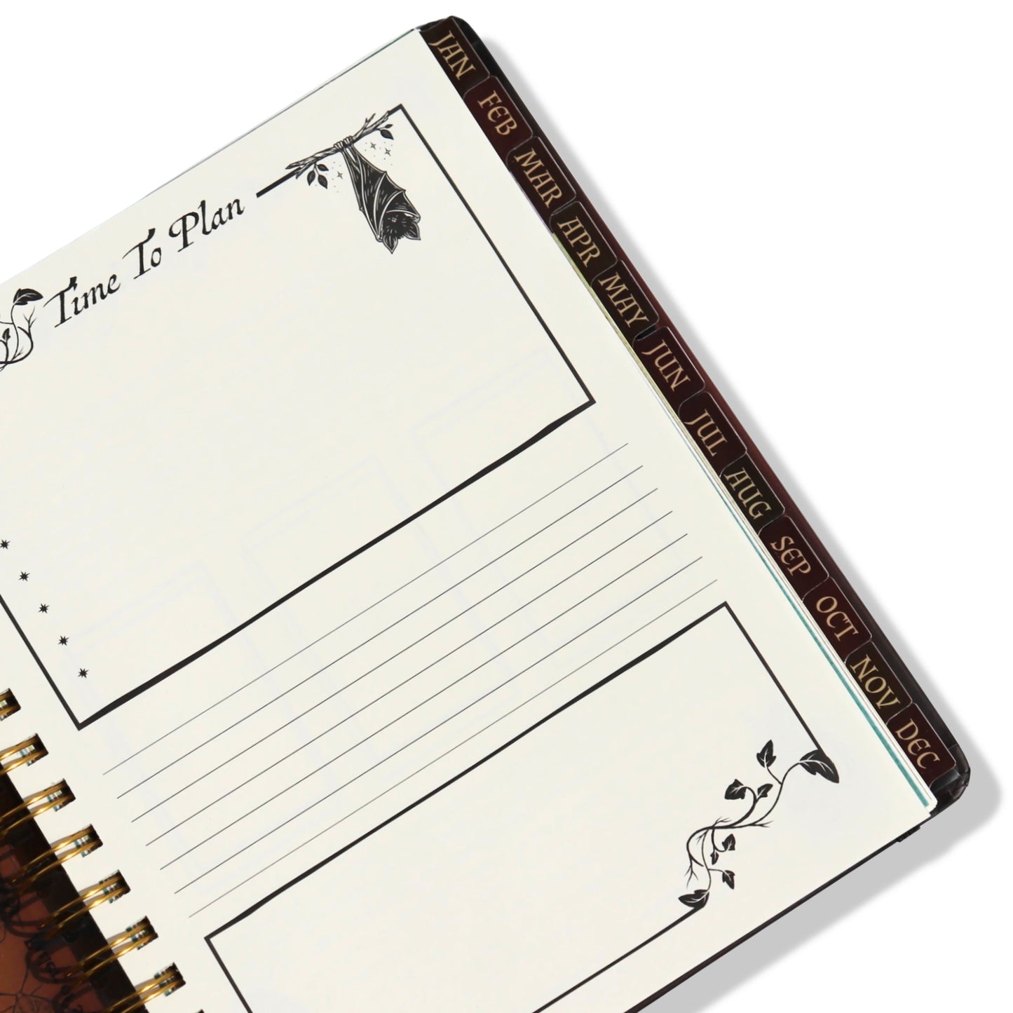 Waiting for the Night 2027 Gothic Weekly Planner & Grimoire Organizer (9''x7'')
