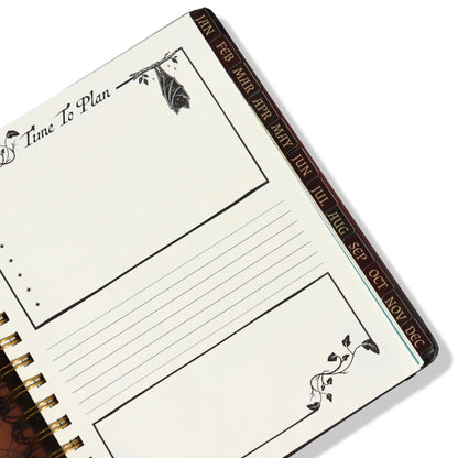 Waiting for the Night 2027 Gothic Weekly Planner & Grimoire Organizer (9''x7'')