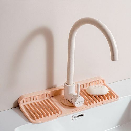 Silicone Faucet Splash Guard – Drip Mat for Sink & Basin