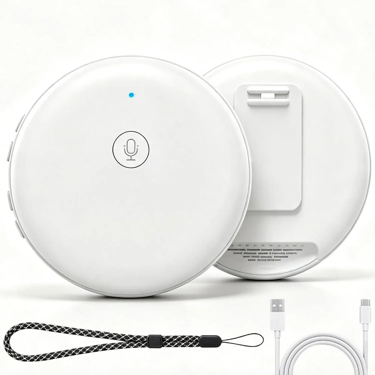 🌎 AI Wearable Translator – 165+ Language Two-Way Voice Translation Device, Real-Time AI Language Translator with Smart Learning, Bluetooth Connectivity for Travel, Work & Everyday Conversations