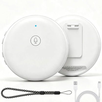 🌎 AI Wearable Translator – 165+ Language Two-Way Voice Translation Device, Real-Time AI Language Translator with Smart Learning, Bluetooth Connectivity for Travel, Work & Everyday Conversations