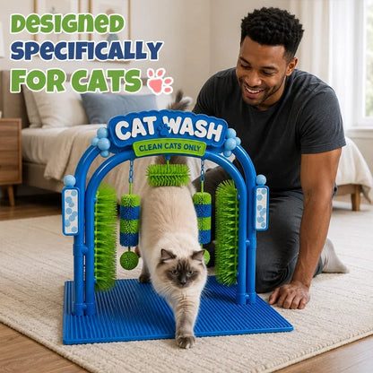 🔥LAST DAY 50% OFF -🐱 Self‑Grooming Cat Wash Station