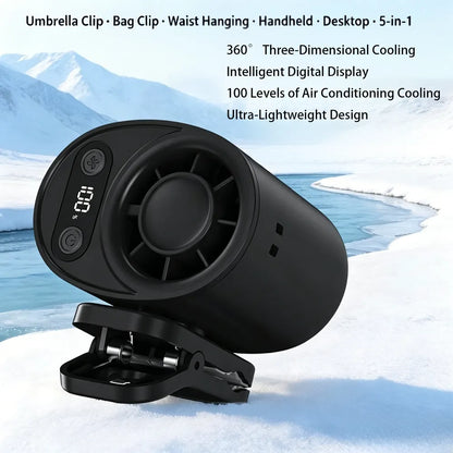 ✨2026 HOT SALE✨Portable Cooling Clip-On Fan - Rechargeable Clip Fan