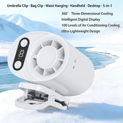 ✨2026 HOT SALE✨Portable Cooling Clip-On Fan - Rechargeable Clip Fan
