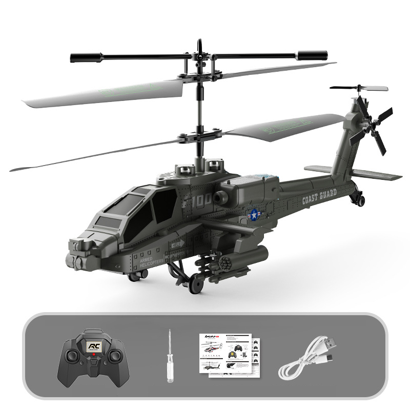 🚁Amewi Apache AH-64 Helicopter Coaxial 3.5CH RTF