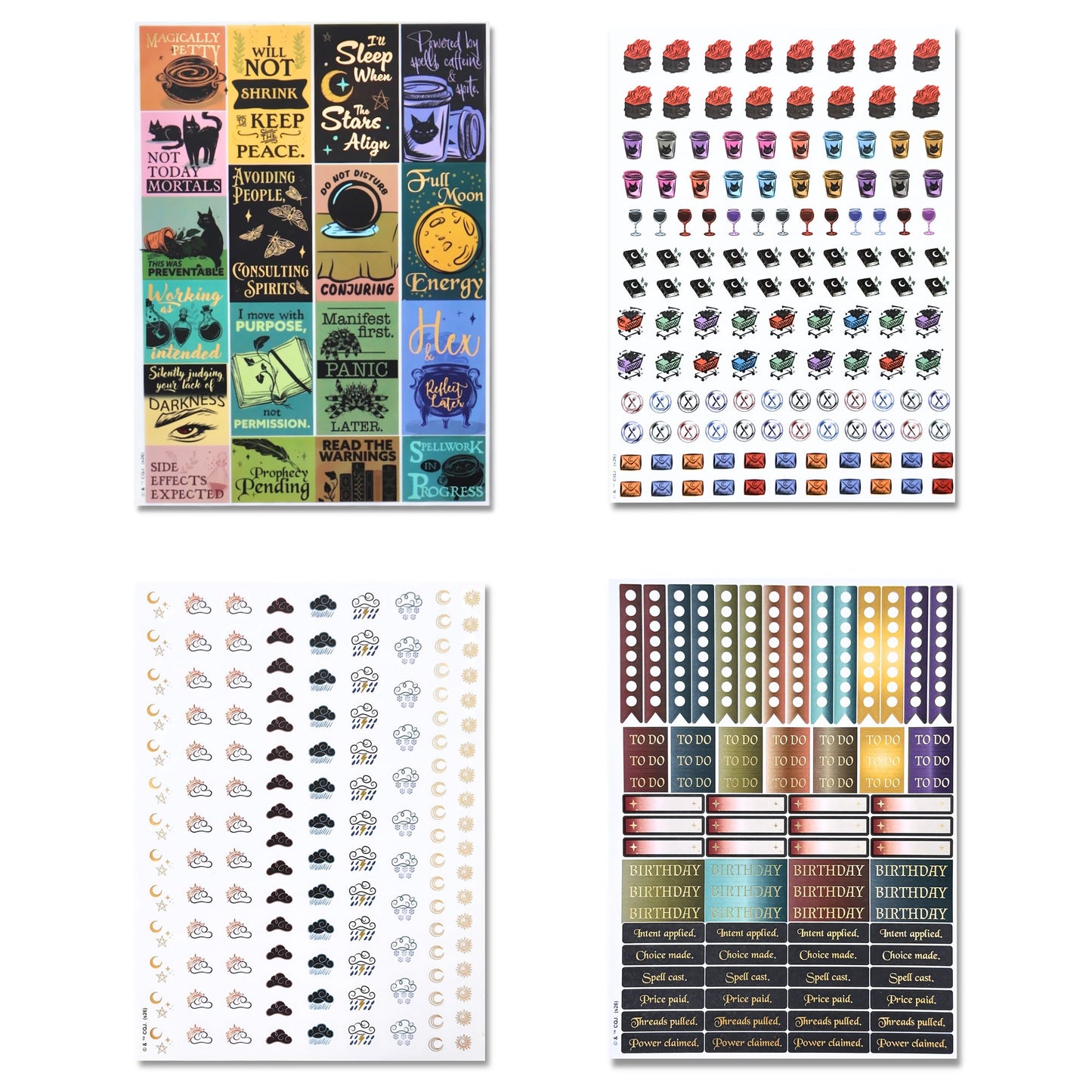 Waiting for the Night 2027 Gothic Weekly Planner & Grimoire Organizer (9''x7'')