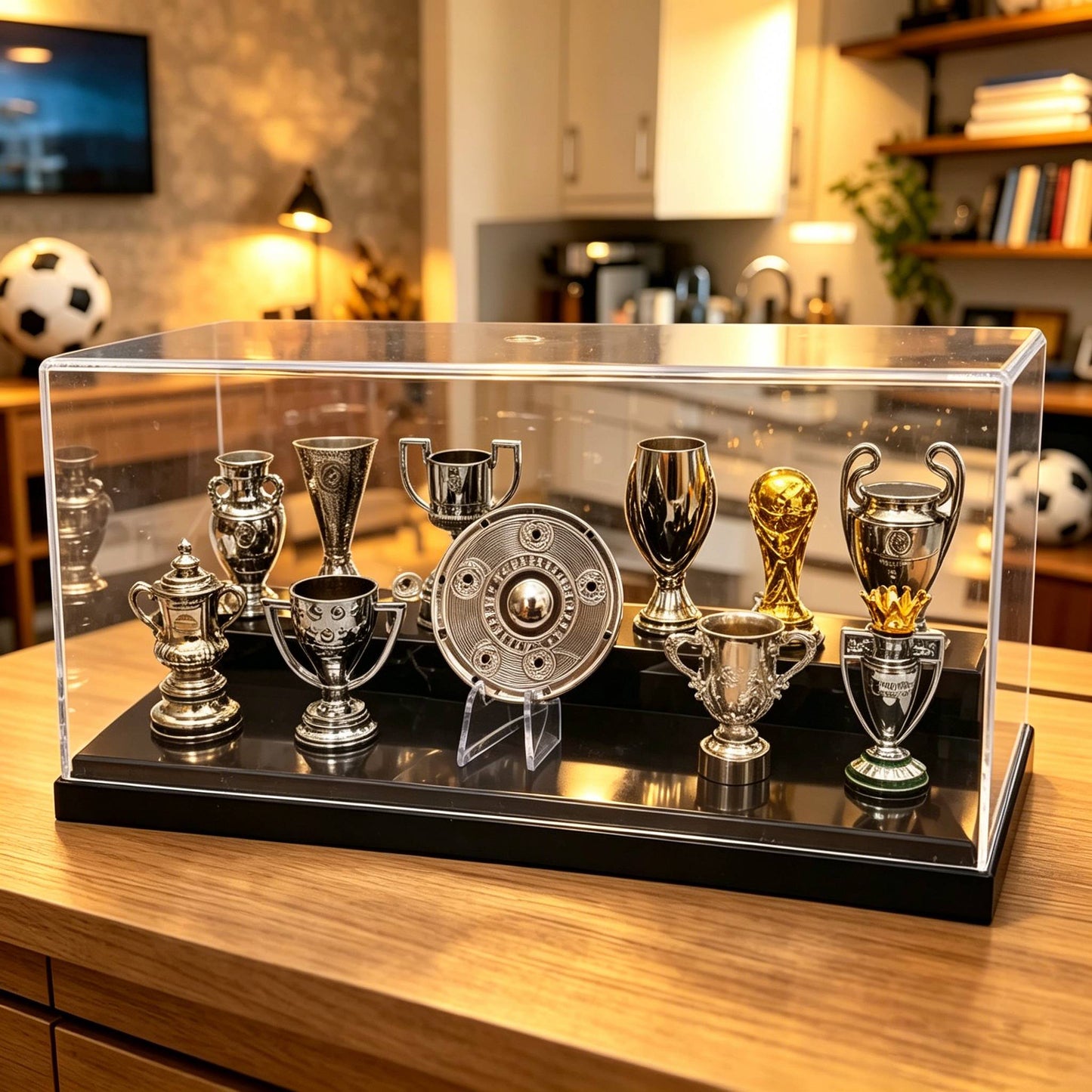 🏆Mini Soccer Trophy Set: The Ultimate Collector's Display