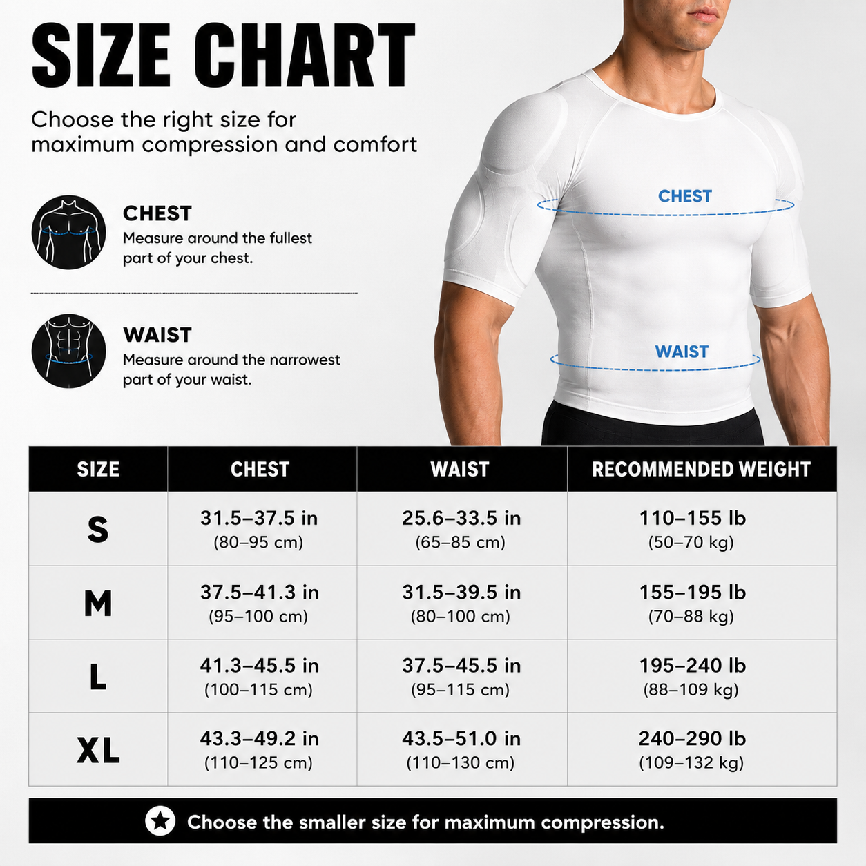 💯  MEN'S X-CORE COMPRESSION SHAPEWEAR TANK