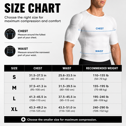 💯  MEN'S X-CORE COMPRESSION SHAPEWEAR TANK
