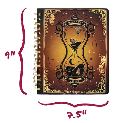 Waiting for the Night 2027 Gothic Weekly Planner & Grimoire Organizer (9''x7'')