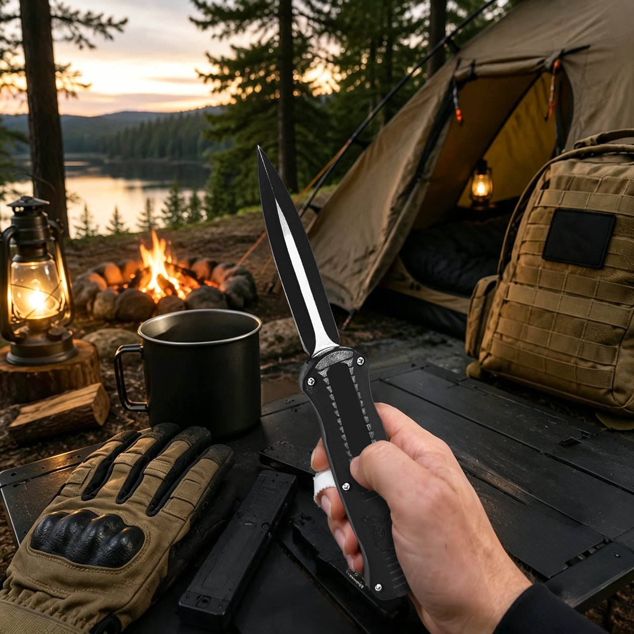 🔥Limited Time Discount 💥🔪New Draven Matt Diskin OTF AUTO Knife