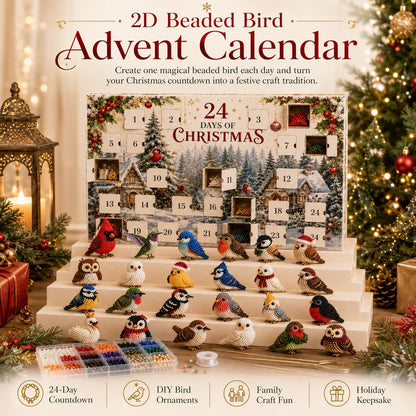 Beaded Bird Advent Calendar