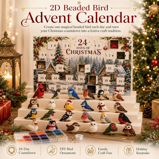 Beaded Bird Advent Calendar