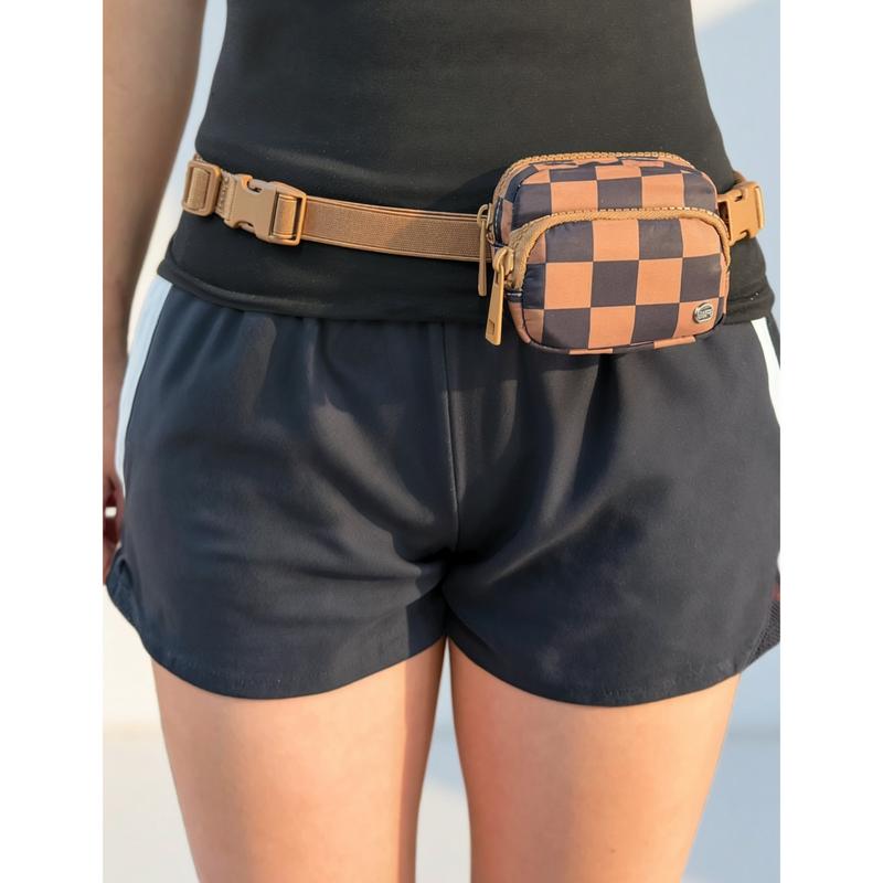 Iris & Rainbow Eeny-Meeny Tiny Bag - Multi-Way Nylon Mini Crossbody & Water Bottle Pouch