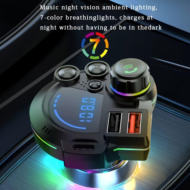 🚗🎵PD 30W Type-C Car Charger & Bluetooth 5.3 FM Transmitter