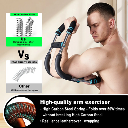 Arm & Chest Trainer – Adjustable Resistance Home Workout Equipment