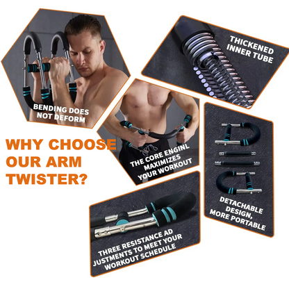 Arm & Chest Trainer – Adjustable Resistance Home Workout Equipment