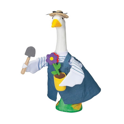 🎃🦆 The Coolest Porch Goose On The Block This Halloween!