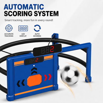 ⚽Soccer Round-About Interactive Soccer Training Game with Auto Scoring, LED Lights & Projector – Indoor & Outdoor Soccer Toy for Kids