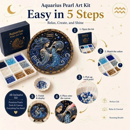 🔥 Last Day 49% OFF - 💎 12 Zodiac Signs Pearl Art Kit ♈💫 Bring Every Zodiac Sign to Life with Pearls (📦Buy 2 Free Shipping)