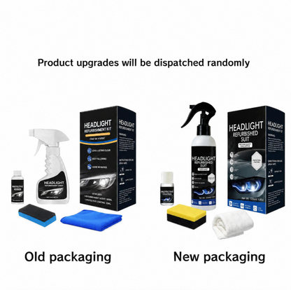 🚘Automotive Headlamp Restoration Fluid Kit – 💡Suitable for Yellowed or Foggy Lenses & Clear Surfaces | Essential for Home & Garage Use🏠