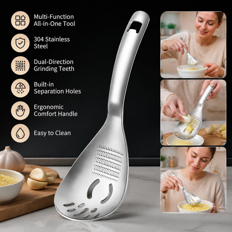 🍳304 Stainless Steel Multifunctional Spoon