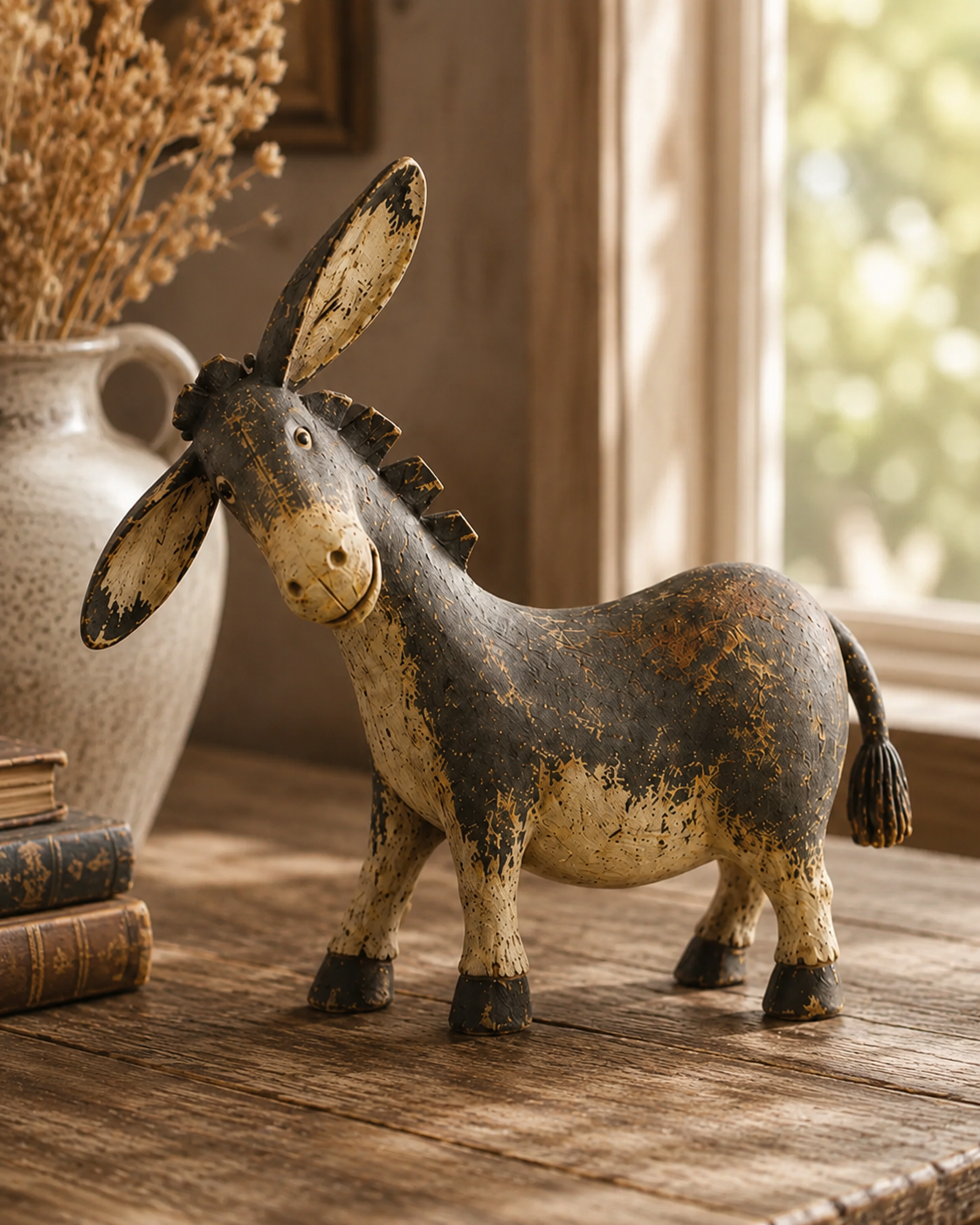 🐴Rustic Donkey Figurine for Farmhouse Decor
