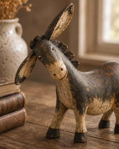 🐴Rustic Donkey Figurine for Farmhouse Decor