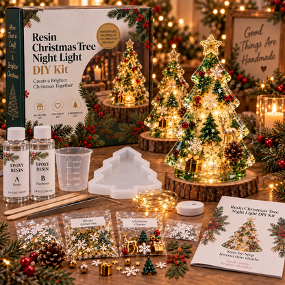 🎁 Christmas Craft Kit — Make Your Own Glowing Tree