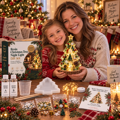 🎁 Christmas Craft Kit — Make Your Own Glowing Tree