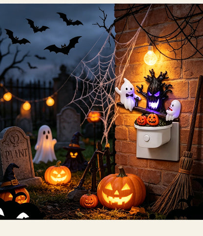 🎃👻Halloween Night Light Ghost Bubble Bath Lamp Ghost Reading Lamp Ornament