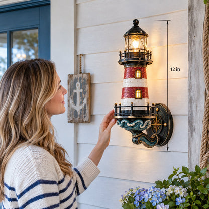 🌊Vintage Coastal Lighthouse Wall Light