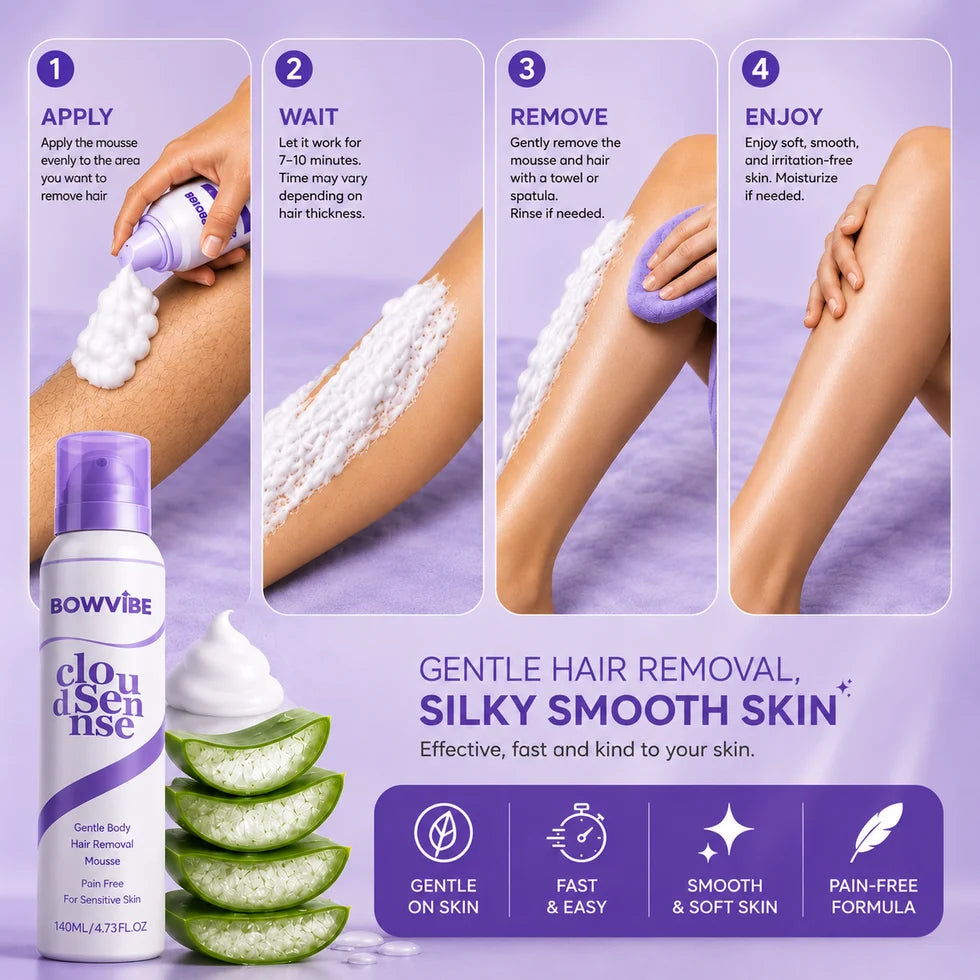 Smooth Skin Depilatory Mousse – No Irritation