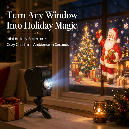 🎄 Christmas & Halloween Window Projector Light – 2-in-1 Projection Lamp with Tripod Stand 🎃