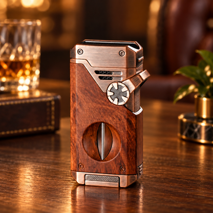 Vintage-Inspired Luxury Refillable Lighter