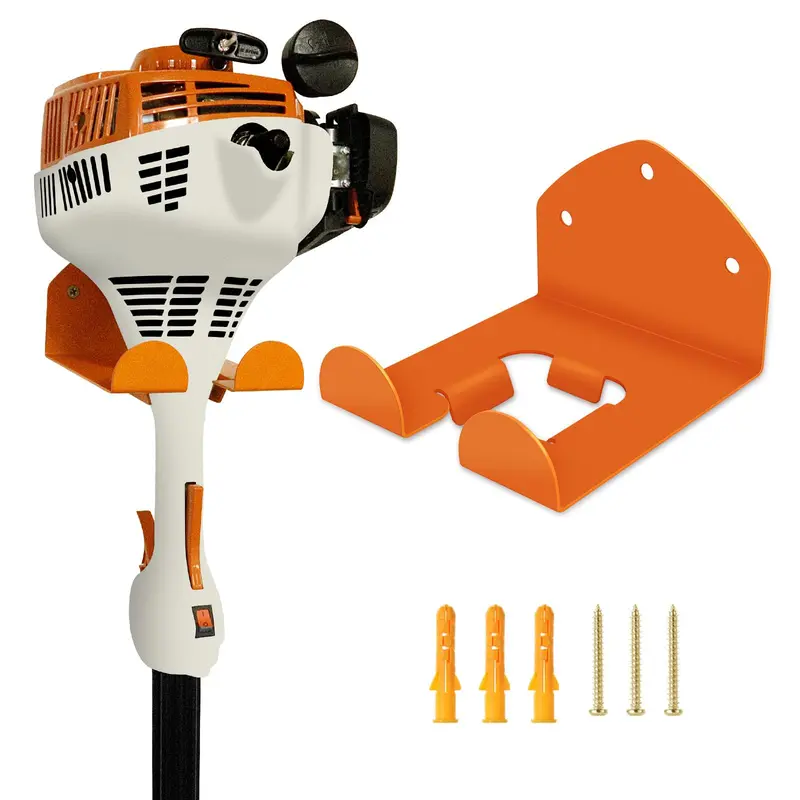 🛠️ Garden Tool Rack & Chainsaw Holder — One Wall, Zero Clutter