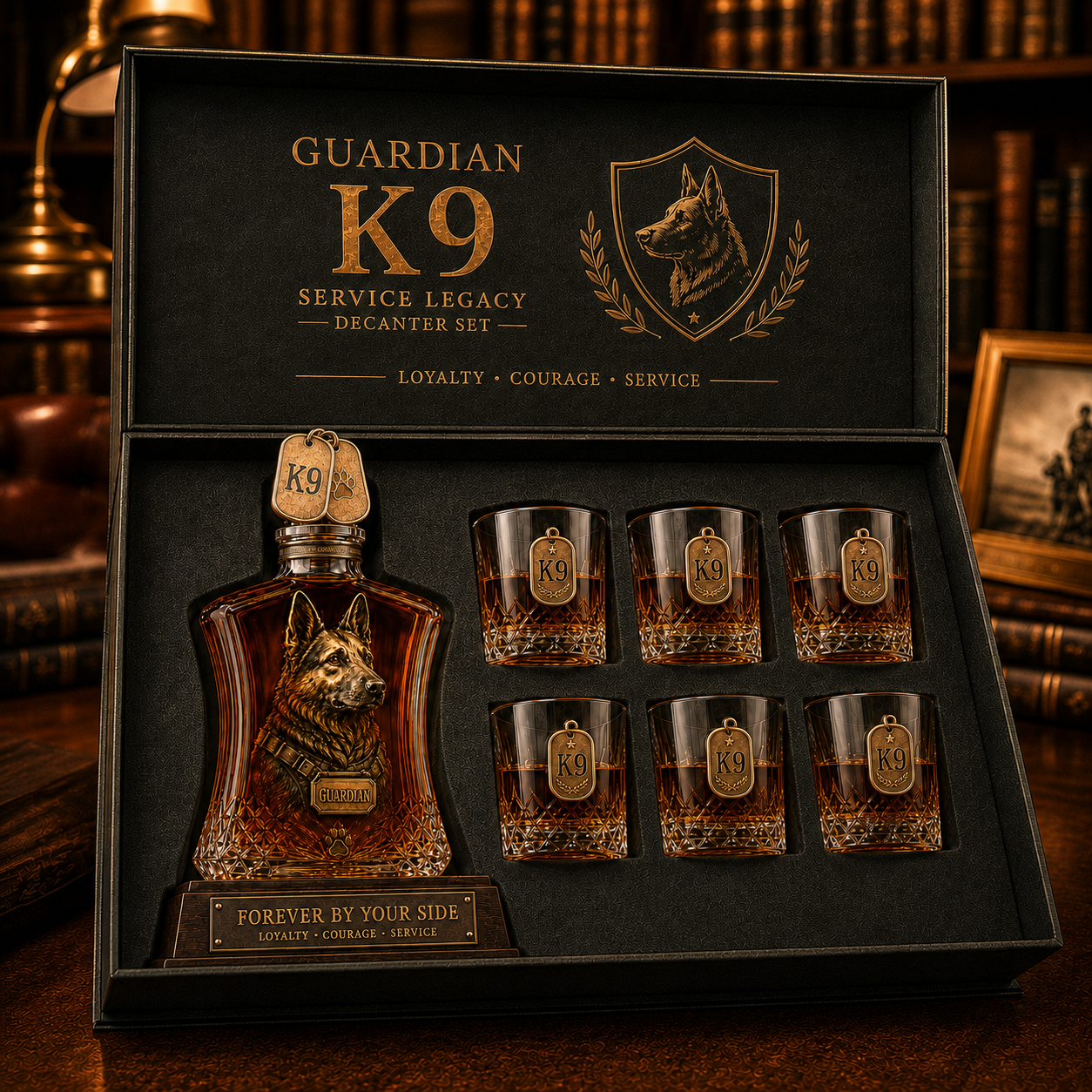 🐕🐾Guardian K9 Service Legacy Whiskey Decanter Set