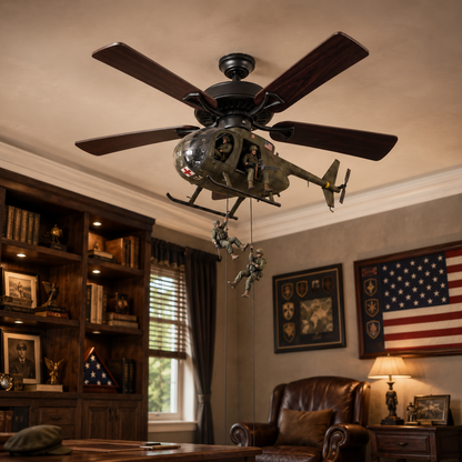 Helicopter Ceiling Fan Attachment Kit – Decorative Ceiling Fan Accessories for Home & Room Decor